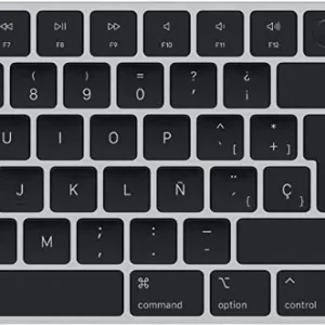 Apple Magic Keyboard Qwerty Con Touch Id Y Teclado Numérico Negro Español España Nuevo