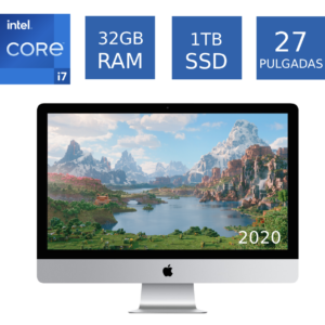 Apple Imac 2020 Intel Core I7 3.8ghz 32gb Ram 1tb Ssd 27 5k (Reacondicionado)