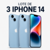 Lote 3 Iphone 14 Color Azul Precio Especial