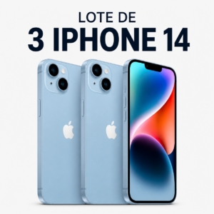 Lote 3 Iphone 14 Color Azul Precio Especial