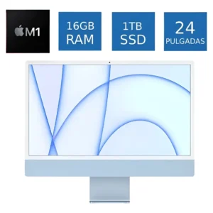 Apple iMac 2021 M1 16gb Ram 1tb Ssd 24 pulgadas All In One Única Color Azul
