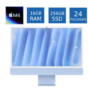 Apple Imac 2024 M4 16GB Ram 256GB Ssd Color Azul