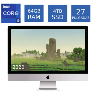 Computadora Apple Imac 2020 I9 64gb Ram 4tb Ssd Radeon 5700tx 16gb 27 Pulgadas 5k (Reacondicionado)