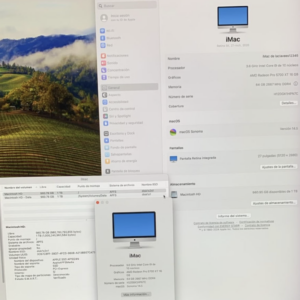 Alternative view of Computadora Apple Imac 2020 I9 64gb Ram 1tb Ssd Radeon 5700XT 16gb 27 Pulgadas 5k (Reacondicionado)