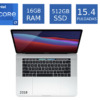 Laptop Apple MacBook Pro 2018 Core i7 2.6 16GB RAM 512GB SSD 15.4 Pulgadas (Reacondicionado)