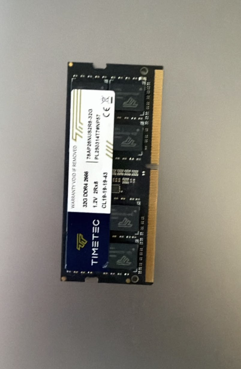 Memoria RAM Timetec 32GB DDR4 SODIMM para Laptop Mac y PC – Alto Rendimiento - Image 2