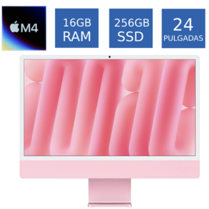 Apple Imac 2024 M4 16GB Ram 256GB Ssd Color Rosa 24 Pulgadas (Reacondicionado)