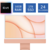 Apple iMac 2021 M1 16GB RAM 1TB SSD 24 Pulgadas Color Naranja (Reacondicionado)