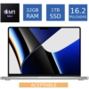 Apple MacBook Pro 16” 2021 M1 Max 32GB RAM 1TB SSD 32-Core GPU A2485 ACEPTABLE (Reacondicionado)