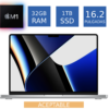 Apple MacBook Pro 16” 2021 M1 Pro 32GB RAM 1TB SSD 16-Core GPU A2485 ACEPTABLE (Reacondicionado)